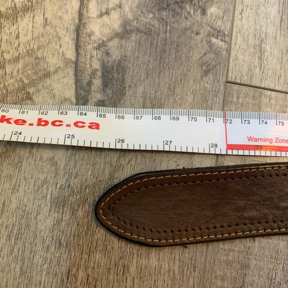 Palpo Italian genuine leather belt brown - Picture 4 of 8